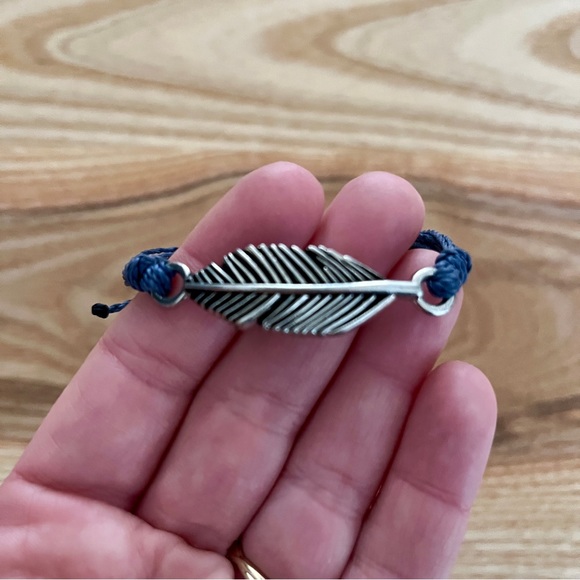 Pura Vida Feather Charm Bracelet - Picture 2 of 4